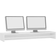 vidaXL Screen Stand High Gloss White TV Bench 100x13cm