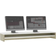 vidaXL Screen Stand White and Sonoma Oak TV Bench 100x13cm