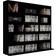 vidaXL CD Cabinet Black Book Shelf 89.5cm