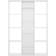 vidaXL Room Divider White High Gloss Book Shelf 140cm