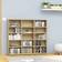 vidaXL CD Cabinet Sonoma Oak Book Shelf 89.5cm
