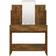 vidaXL With LED Lights Smoked Oak Dressing Table 40x96cm