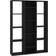 vidaXL Room Divider Black Book Shelf 140cm