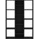 vidaXL Room Divider Black Bokhylla 140cm
