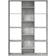 vidaXL Room Divider Concrete Grey Book Shelf 140cm