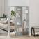 vidaXL Room Divider Concrete Grey Book Shelf 140cm