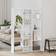 vidaXL Room Divider White Book Shelf 140cm