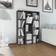 vidaXL Room Divider Grey High Gloss Bokhylla 140cm