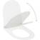 vidaXL Toiletbril Soft-Close Met Quick-Release Ontwerp Wit
