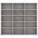 vidaXL CD Cabinet Concrete Grey Bogreol 89.5cm