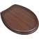 vidaXL Wc Toilet Seat Mdf Soft Close Lid Simple Design