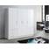 Forte Jupiter Matt White Wardrobe 206.5x200cm