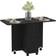 Homcom Folding With Drawers Black Dining Table 60x120cm