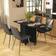Homcom Folding With Drawers Black Dining Table 60x120cm