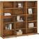 vidaXL CD Cabinet Smoked Oak Book Shelf 89.5cm