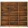vidaXL CD Cabinet Smoked Oak Book Shelf 89.5cm