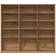 vidaXL CD Cabinet Artisan Oak Book Shelf 89.5cm