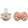 Bibs Infinity Silicone Pacifier Size 2 6-18m 2-pack Vanilla/Peach