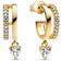 Pandora Hoops Med Hjärtan Guld