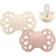 Bibs Infinity Silicone Pacifier Size 2 6-18m 2-pack Ivory/Blush