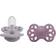 Bibs Infinity Silicone Pacifier Size 2 6-18m 2-pack Fossil Grey/Mauve