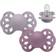 Bibs Infinity Silicone Pacifier Size 2 6-18m 2-pack Fossil Grey/Mauve