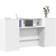 vidaXL Receptionsdisk Vit 200x50x103 5 cm Konstruerat Trä Skrivbord