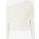 Gina Tricot Top Sloped Shoulder Cape With Lids - Hvid