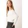 Gina Tricot Top Sloped Shoulder Cape With Lids - Hvid