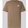 The North Face Unisex Logo T-shirt - Light Brown