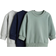 H&M Bomull Sweatshirt 3-Pack - Tåkegrønn/Mørk Blå (1088057017)