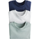 H&M Bomull Sweatshirt 3-Pack - Tåkegrønn/Mørk Blå (1088057017)