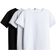 H&M Cotton Tops 3-pack - Light Grey/Black (1282043003)