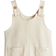 H&M Waffled Dungaree Shorts - Light Beige (1285725001)