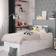 Kidsaw Multi Drawer Single 3ft Cabin Bed White 37.8x77.2"
