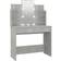 vidaXL With LED Light Concrete Gray Dressing Table 40x96cm