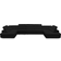 Creative Furniture MIAMI U XXL Dark Gray Sofa 410cm 6-Sitzer