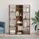 vidaXL Room Divider Aged Wood Bokhylla 140cm