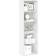 Furinno Luder 5-Tier White Bokhylla 132.1cm