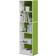Furinno Luder 5-Tier White/Green Book Shelf 132.1cm