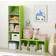 Furinno Luder 5-Tier White/Green Book Shelf 132.1cm