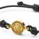 Versace Medusa 95 Leather Bracelet - Gold/Black