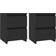 vidaXL 800516 Black Bedside Table 30x30cm 2pcs