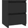 vidaXL 800516 Black Bedside Table 30x30cm 2pcs
