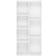 Furinno Luder 7 White Bokhylla 105.9cm