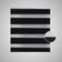 vidaXL Zebra Black 40x100cm