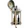vidaXL Globe Blue and White Liquor Cabinet 47x102.1cm