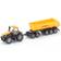 Siku JCB Traktor mit Dolly und Kippmulde