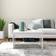 vidaXL Engineered Wood White Soffbord 50x68cm