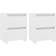 vidaXL 800514 White Nachttisch 30x30cm 2Stk.